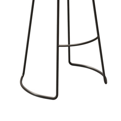 Zeitgen&ouml;ssischer Thekenhocker aus Holz, Wohnzimmer-Barhocker mit Metallbeinen