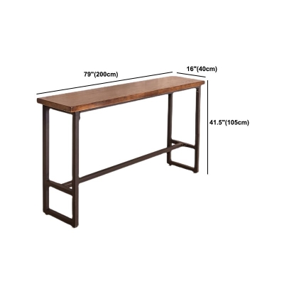 Industrielles 1/4/7-teiliges Bartisch-Set, rechteckiger Tresentisch aus Kiefernholz f&uuml;r Caf&eacute;
