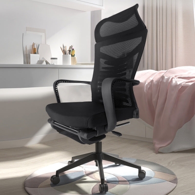 Poltrona moderna con meccanismo di inclinazione Sedia da ufficio ergonomica girevole