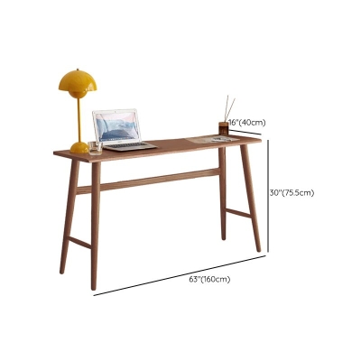Scrivania da ufficio in legno massello. Scrivania moderna con base a cavalletto