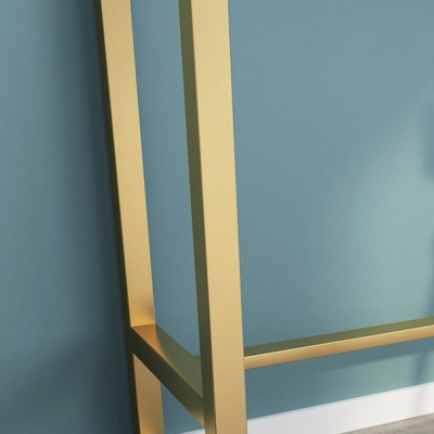 Barthekentisch im nordischen Glam-Stil, rechteckiger Metalltisch f&uuml;r die K&uuml;che