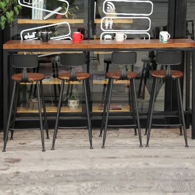 Rechteckiger Tisch in Thekenh&ouml;he, moderner Esstisch in Pub-H&ouml;he