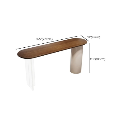 Ovaler Bartisch im modernen Stil, 1/2/3-teiliges Bartisch-Set aus Holz f&uuml;r die K&uuml;che