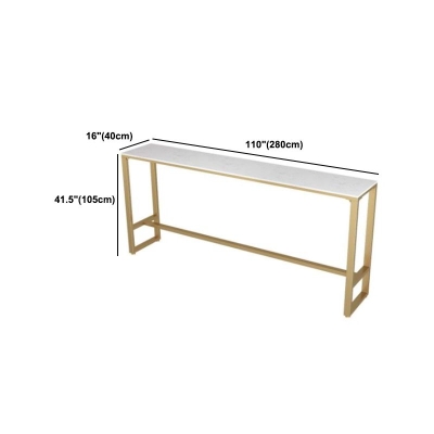 Glam 1/5/7-teiliges Bartisch-Set, rechteckiger Steintisch f&uuml;r Milchteeladen