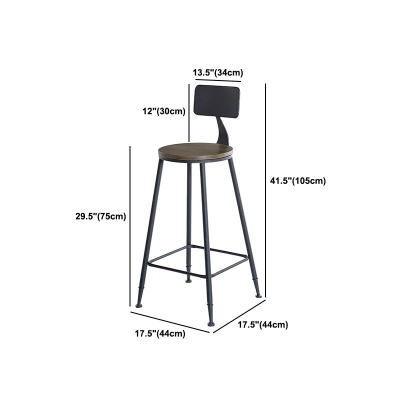 Industrielles 1/7-teiliges Bartisch-Set, rechteckiger Holz-Thekentisch mit hohen Hockern