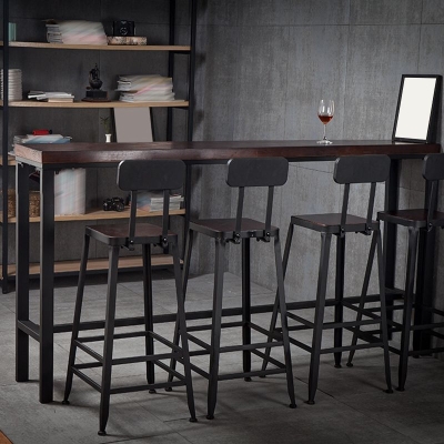 Zeitgen&ouml;ssische quadratische Esszimmerhocker, Barhocker aus Metall mit Metallgestell