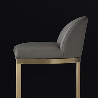 Glam Kunstleder-Barhocker, Fu&szlig;st&uuml;tze, Gegenh&ouml;henhocker f&uuml;r das Esszimmer