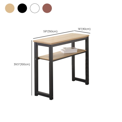 Zeitgen&ouml;ssisches 1/2/3-teiliges rechteckiges Bartisch-Set aus Holz f&uuml;r den Innenbereich