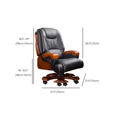 Moderner B&uuml;rostuhl mit Leder-Kippmechanismus, kein st&ouml;render ergonomischer Gleitstuhl