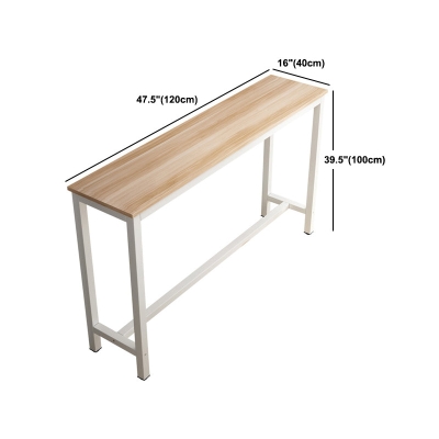 Industrielles rechteckiges Stehtisch-Set, 1/2/3-teilig, Holz-Thekentisch f&uuml;r den Innenbereich