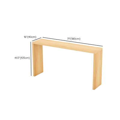 Glam rechteckiger Barthekentisch Holzbarthekentisch f&uuml;r Zuhause
