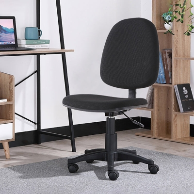 Verstellbare Sitzh&ouml;he, B&uuml;rostuhl, Nylongestell, Drehstuhl mit Lenkrollen
