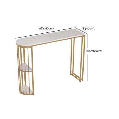 Bartisch im Glam-Stil, 1/3-teiliges Set aus festem Tisch und Hocker aus Kunstmarmor