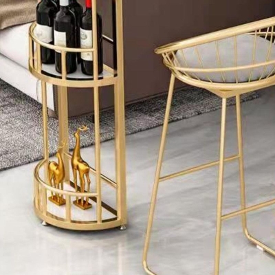 Tavolo da bar con piano in finto marmo Tavolo da pub speciale in stile contemporaneo per sala relax