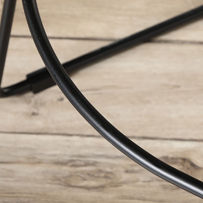 Esszimmerhocker aus Leder mit Fu&szlig;st&uuml;tze f&uuml;r den Innenbereich, Eimer, moderner Thekenhocker mit Metallsockel