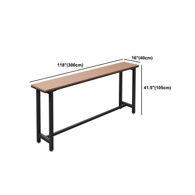 Set moderno di tavoli da bar in legno di recupero da 1/2/5 pezzi, tavolo fisso e bancone