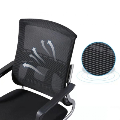Ergonomischer gepolsterter B&uuml;rostuhl, moderner Schreibtischstuhl mit hoher R&uuml;ckenlehne
