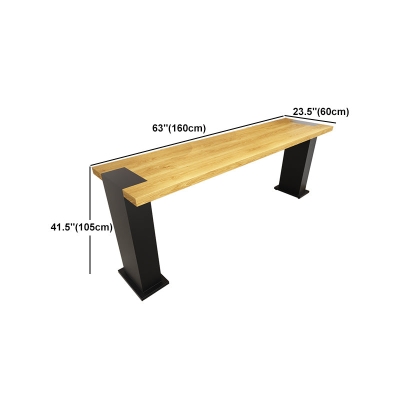 Modernes 1/2/5-teiliges rechteckiges Kneipentisch-Set aus Holz mit Thekentisch und r&uuml;ckenfreien Hockern