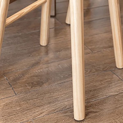 Moderner, armloser, r&uuml;ckenfreier Thekenhocker aus Holz, Caf&eacute;-Barhocker mit Pedal