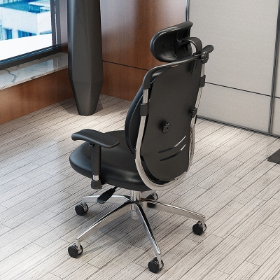 Sedia da ufficio contemporanea Sedia da computer in pelle Sedia da ufficio ergonomica