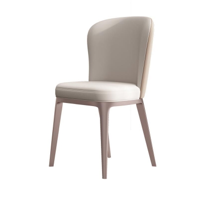 Zeitgen&ouml;ssischer Metall-Esszimmerstuhl Parsons Furniture in mattem Finish f&uuml;r Zuhause