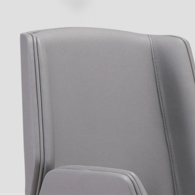 Zeitgen&ouml;ssischer ergonomischer Stuhl aus Kunstleder mit mittlerer R&uuml;ckenlehne, Drehstuhl f&uuml;r Konferenzen