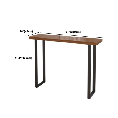 Industrielles Tresenset aus Massivholz, 1/2/3-teilig, Wohnzimmer-Barhocker und Tischset