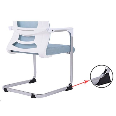 Moderner Schreibtischstuhl aus Kunststoff mit hoher R&uuml;ckenlehne und Netz-Home-Office-Stuhl