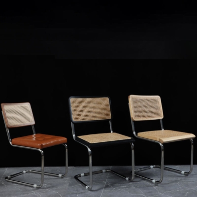 Arbeitsstuhl mit mittlerer R&uuml;ckenlehne, moderner ergonomischer Arbeitsstuhl aus Holz, ohne Rollen