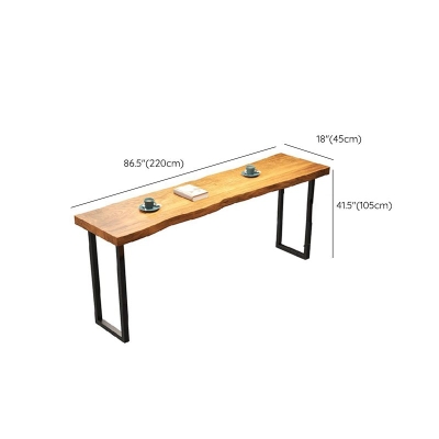 Tavolo da bar moderno da altezza Tavolo da bar bistrot rettangolare con piano in legno