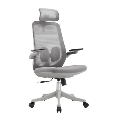 Sedia da ufficio con schienale alto Sedia da scrivania contemporanea con supporto lombare