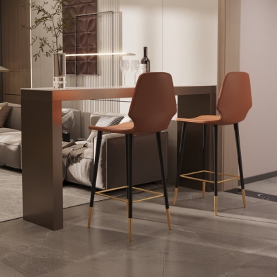 Modernes Stein-Bistro-Set, 1/2/3-teilig, rechteckig, f&uuml;r Wohnzimmer, Pub, Esszimmer