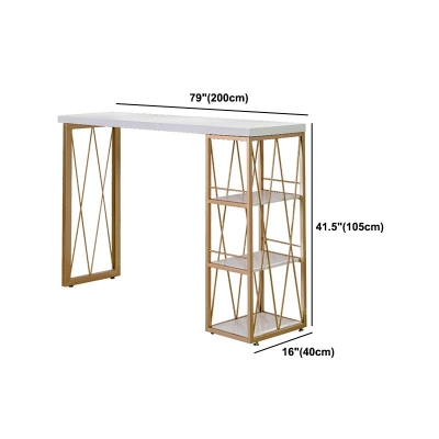 Set tavolo da bar Glam Wood Set da bancone rettangolare da 1/2/3 pezzi per la casa