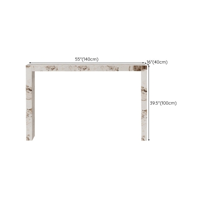 Glam rechteckiger Bistro-Bartisch, gesinterter Stein-Bartisch f&uuml;r zu Hause