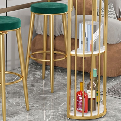 Tavolo da pranzo da bar industriale Tavolo da pranzo ad altezza bancone a forma libera