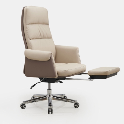 Ergonomischer Chef-Computerstuhl mit Kippmechanismus und hoher R&uuml;ckenlehne