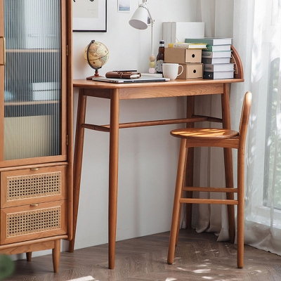 Modernes 1/2-teiliges Kneipentisch-Set aus Holz mit festem Tisch, Tresentisch f&uuml;r das Esszimmer