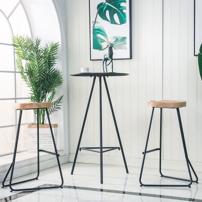 Glam 1/2/3/4-teiliges rundes Bartisch-Set, festes Tisch-Theken-Set f&uuml;r das Esszimmer