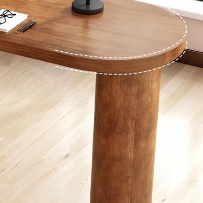 Unregelm&auml;&szlig;ig geformter Bartisch aus Kiefernholz, moderner Bartisch mit doppeltem Sockel