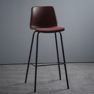 Bucket Dining Stools Moderne Barhocker mit Metallgestell