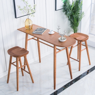 Glam 1/3-teiliges Bartisch-Set, rechteckiger Tresentisch aus Holz f&uuml;r den Heimgebrauch