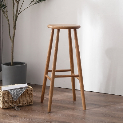 Moderner Barhocker ohne Armlehnen, Barhocker aus Eisen mit Sitz und Pedal