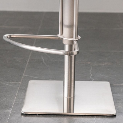 Moderner gepolsterter Thekenhocker, barhoher Barhocker mit Fu&szlig;st&uuml;tze
