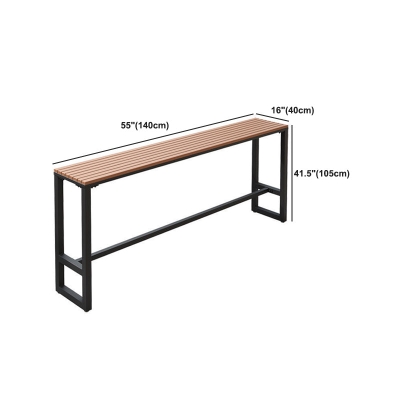 Set Tavolo Moderno 1/4/5 Pezzi Tavolo da Bar Rettangolare con Sgabelli Alti in Metallo per Cucina