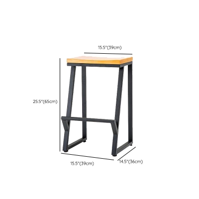 Zeitgen&ouml;ssische Holz-Thekenhocker, Metall-Barhocker f&uuml;r den Heimgebrauch