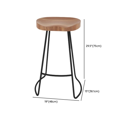 1/3-teiliges Bar-Set mit brauner Holzplatte und Hockern, industrielles, rechteckiges Kneipentisch-Set