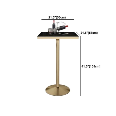Glam 1/3/5-teiliges Stehtisch-Set aus Kunstmarmor, festes Tisch-Theken-Set f&uuml;r den Heimgebrauch